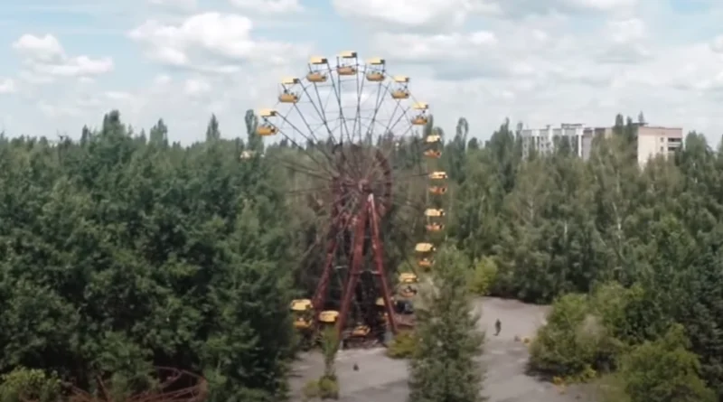 Vuelo en drone por Chernobyl
